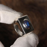 (1 of 1) Boulder Opal Ring in Sterling Silver