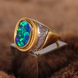 #jewellery for men# - #raven opal#